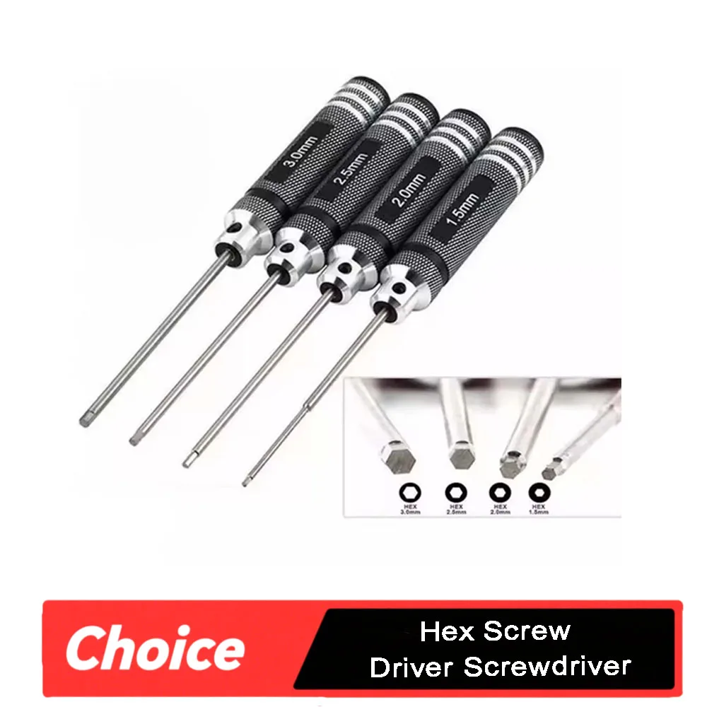 Rc Helicopter Tool Kit - Набор шестигранных отверток 1,5/2,0/2,5/3,0 мм —