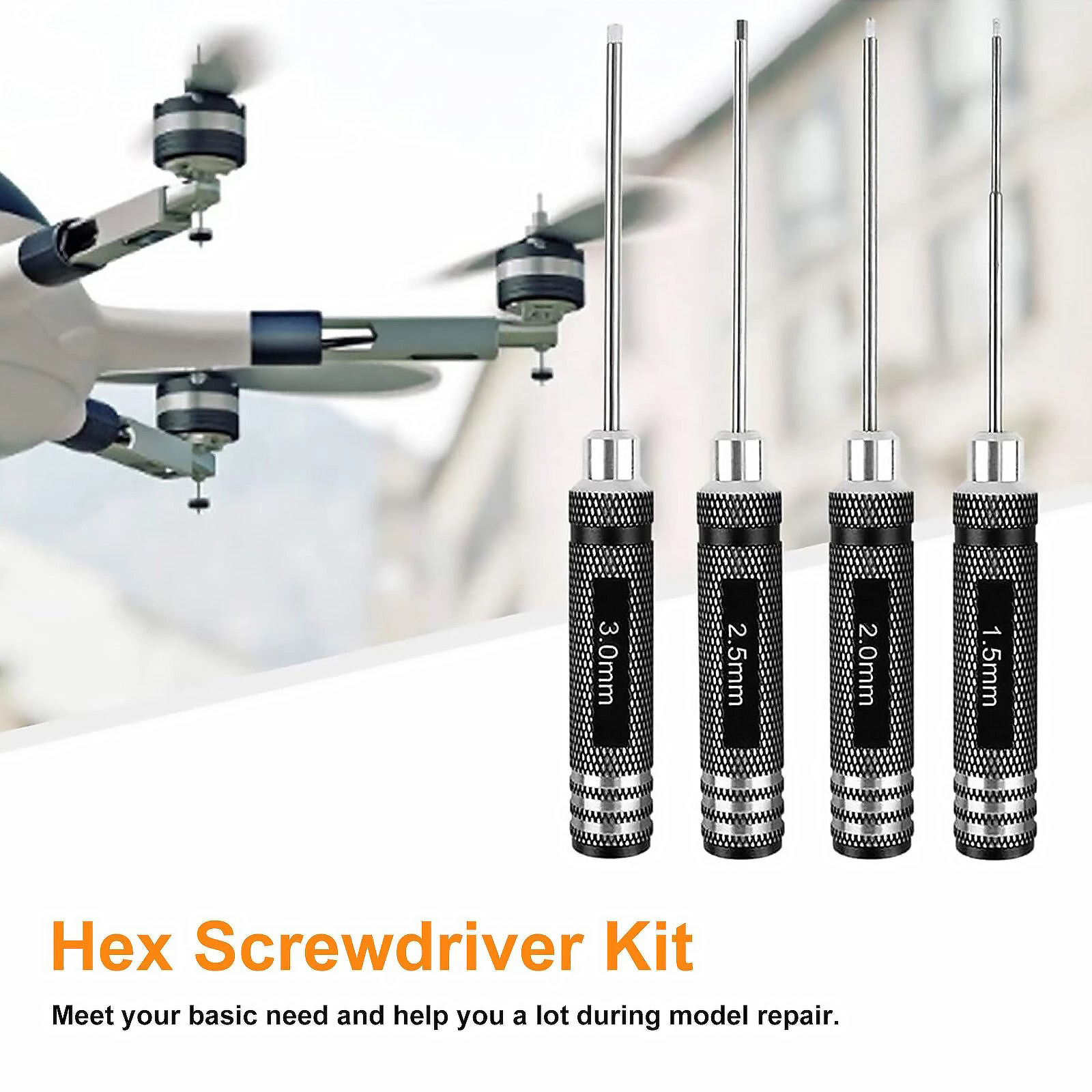 4 шт./лот, набор отверток с ше – обзор и цена Rc Helicopter Tool Kit